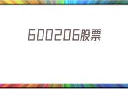 600206股票(长江存储股票600206)